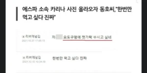 젓가락 이재명 이동호 카리나